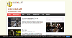 Desktop Screenshot of mojeskola.net